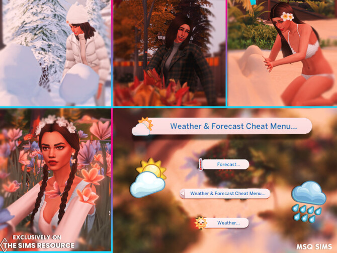 Weather and Forecast Cheat Menu by MSQSIMS at TSR