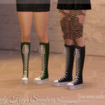 Wendy High Sneakers v2 (Platform) by Dissia at TSR