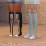 Wendy Super High Sneakers v1 by Dissia at TSR