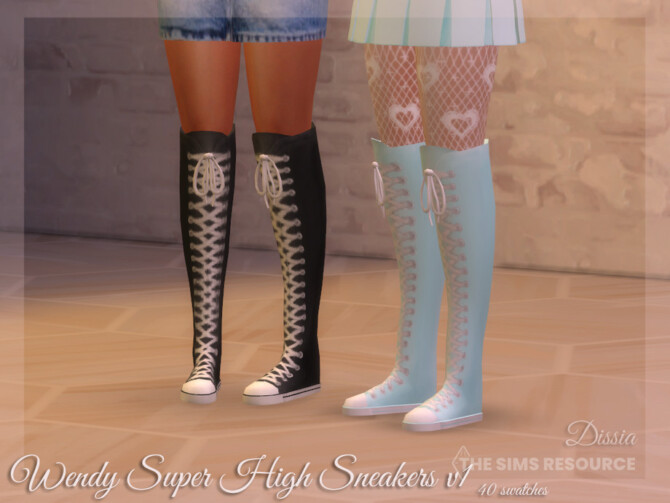 Wendy Super High Sneakers v1 by Dissia at TSR