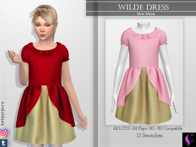 Wilde Dress by KaTPurpura at TSR