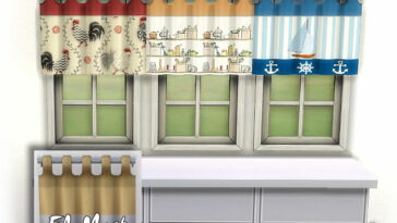 Window curtain by Oldbox at All 4 Sims