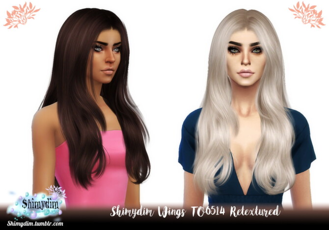 Wings TO0514 Hair Retexture at Shimydim Sims