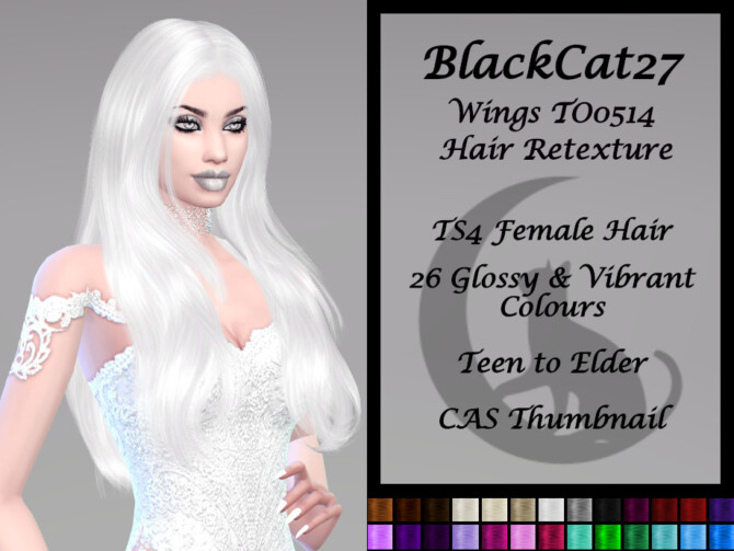 Wings TO0514 Hair Retexture by BlackCat27 at TSR