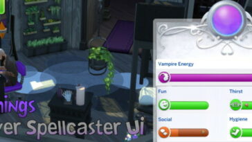 Witchings Silver Spellcaster UI by KingWitch at Mod The Sims 4