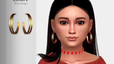 Zinare Earrings Child by Suzue at TSR