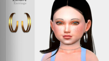 Zinare Earrings Toddler by Suzue at TSR