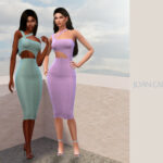 Zoey dress by Joan Campbell Beauty at TSR