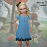 ane Illusions Toddler Alice Dress by InfinitePlumbobs at TSR