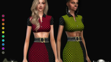 lelika dress by jomsims at TSR