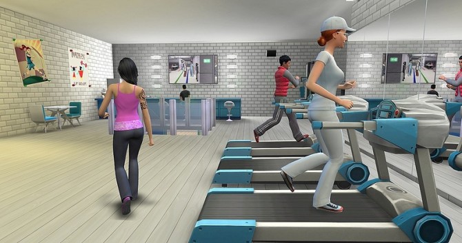 С-Fitness lot by Dolkin at ihelensims