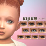 3D Lashes for Infants by kijiko-sims