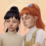 3D eyelashes + Makoto hair (children) by Miiko