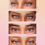 3D eyelashes Skin details by Miiko