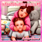 Acha infant & toddler poses #1 by Acha_sims