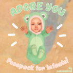 Adore you Posepack for infants by nessassims