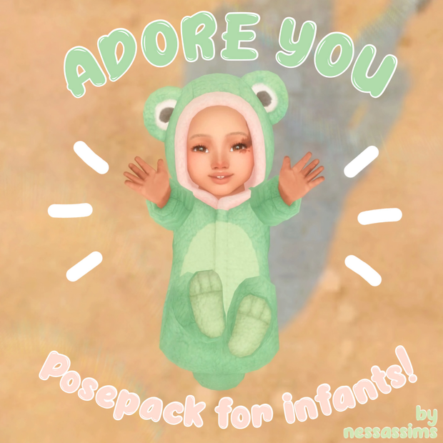 Adore you Posepack for infants by nessassims