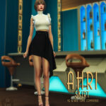 Ahri Asimetric Skirt by bluerose