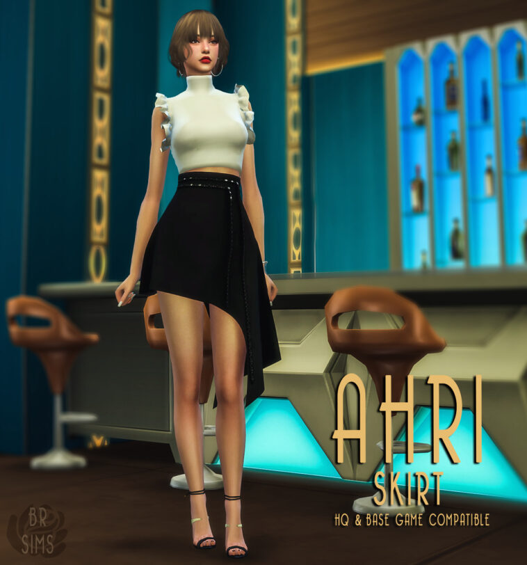 Ahri Asimetric Skirt by bluerose