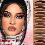 Aysun Eyebrows N128 by MagicHand at TSR