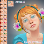 Bonbon Eyebrows (genetics) by Ratmazeplays