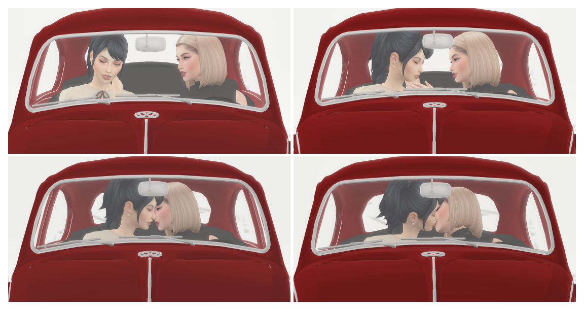 CAR KISS by leiara