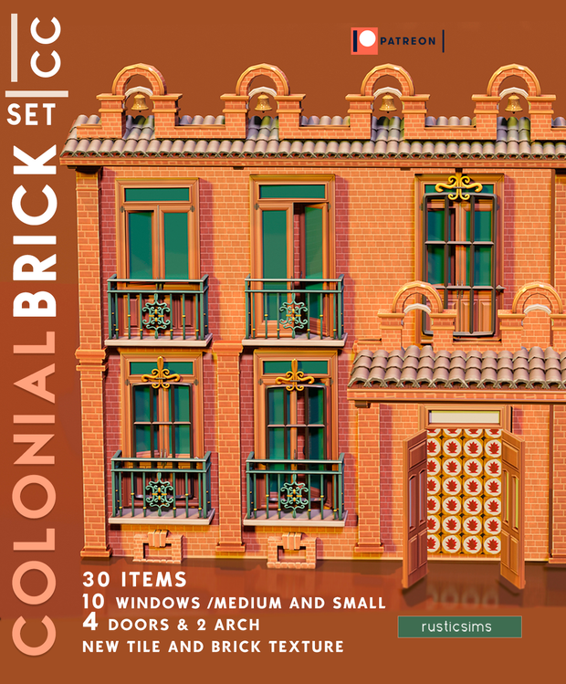 COLONIAL BRICK by RusticSims