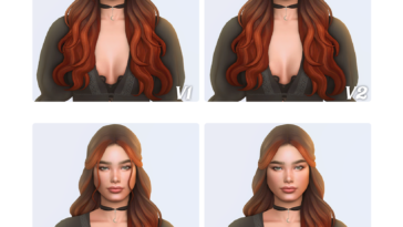 Camila Hairstyle by simstrouble