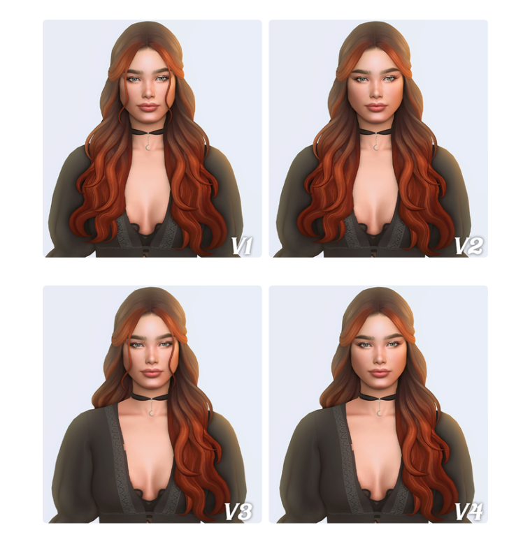 Camila Hairstyle by simstrouble