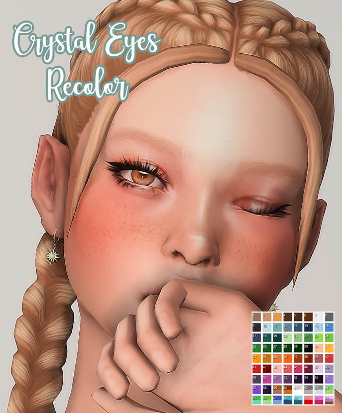 Crystal Eyes Recolor by thesimsbook