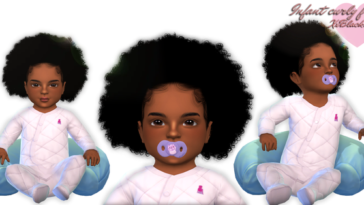 Curly Fro For Infants by XxBlacksims