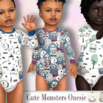 Cute Monsters Onesie by Pelineldis