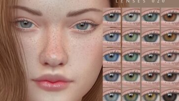 Default Eyes 020 & Contacts by lutessasims