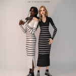 Dress - Stripes Collection by luxysims