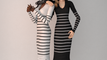 Dress - Stripes Collection by luxysims