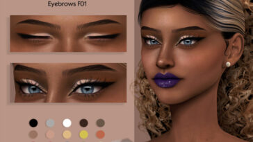 Eyebrows F01 by Anonimux Simmer at TSR