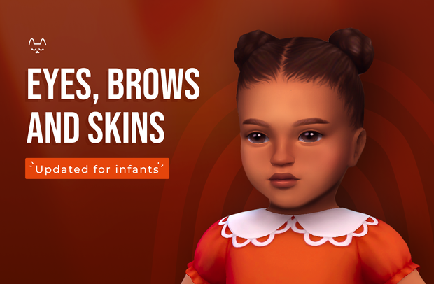 Eyes, Brows and skin updated for infants! by TwistedCat