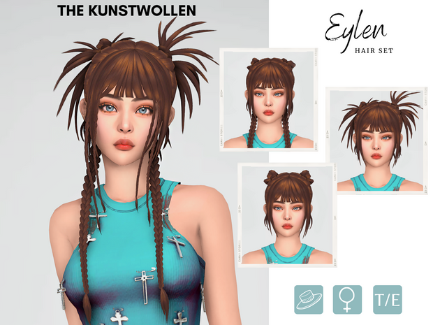 Eylen hair set by The Kunstwollen