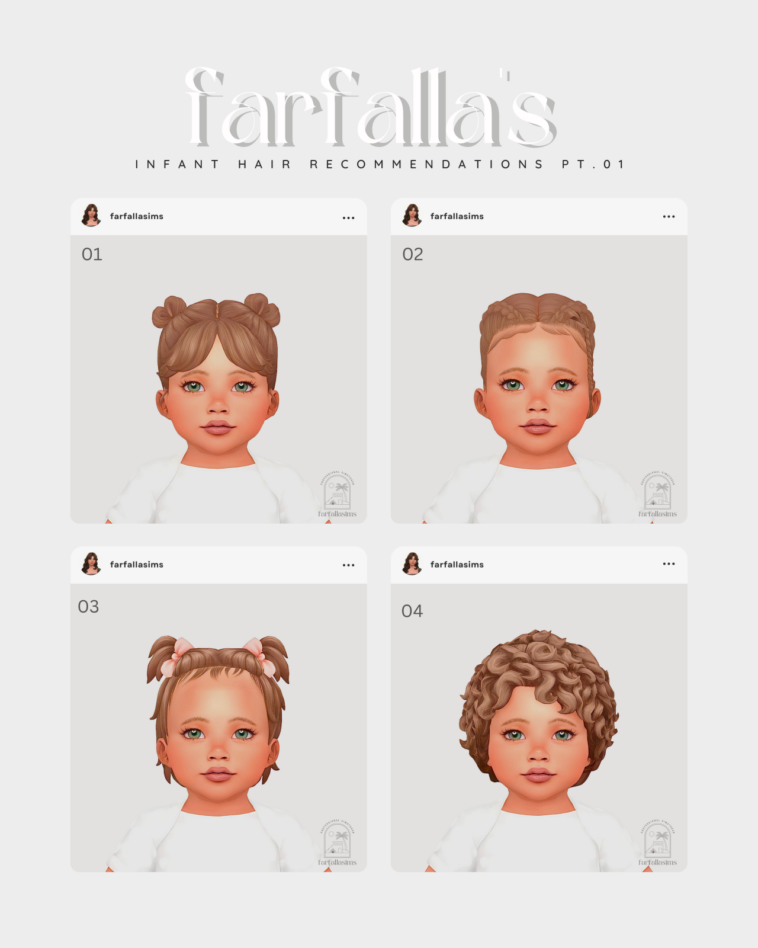 Farfalla's infant hair