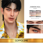 GPME-GOLD M-Eyebrows G16 by GoppolsMe