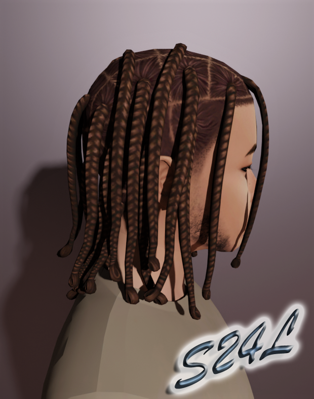 GT box braids full head by Sailor24Love Sims