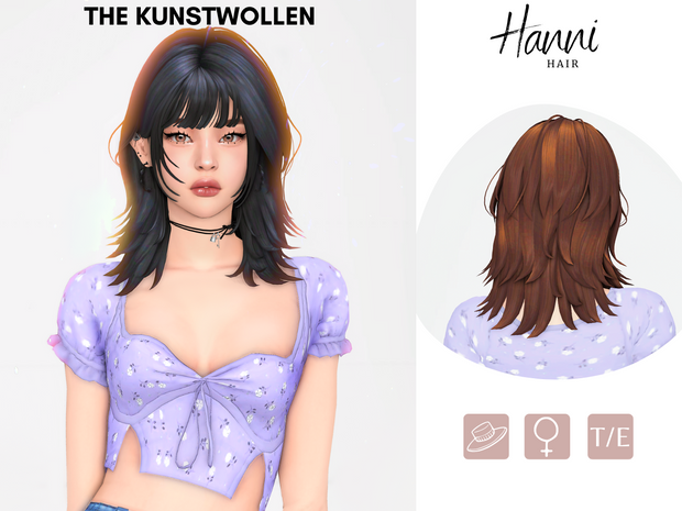 Hanni hair by The Kunstwollen