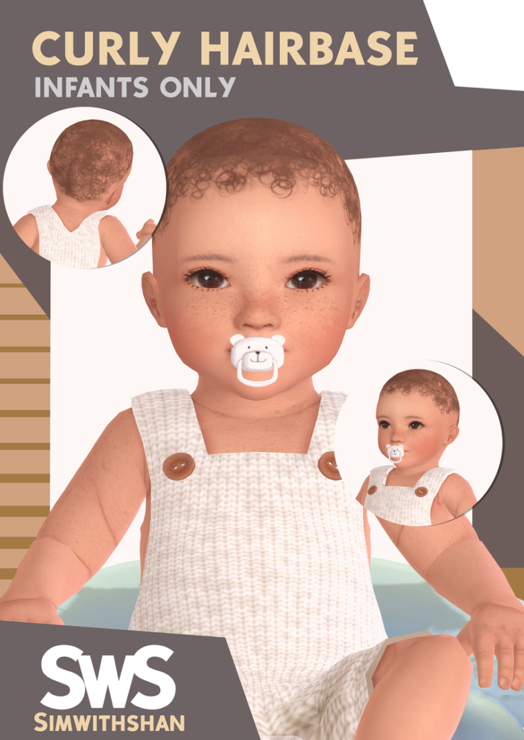 Infant Hairbase - Curls by SimwithShan