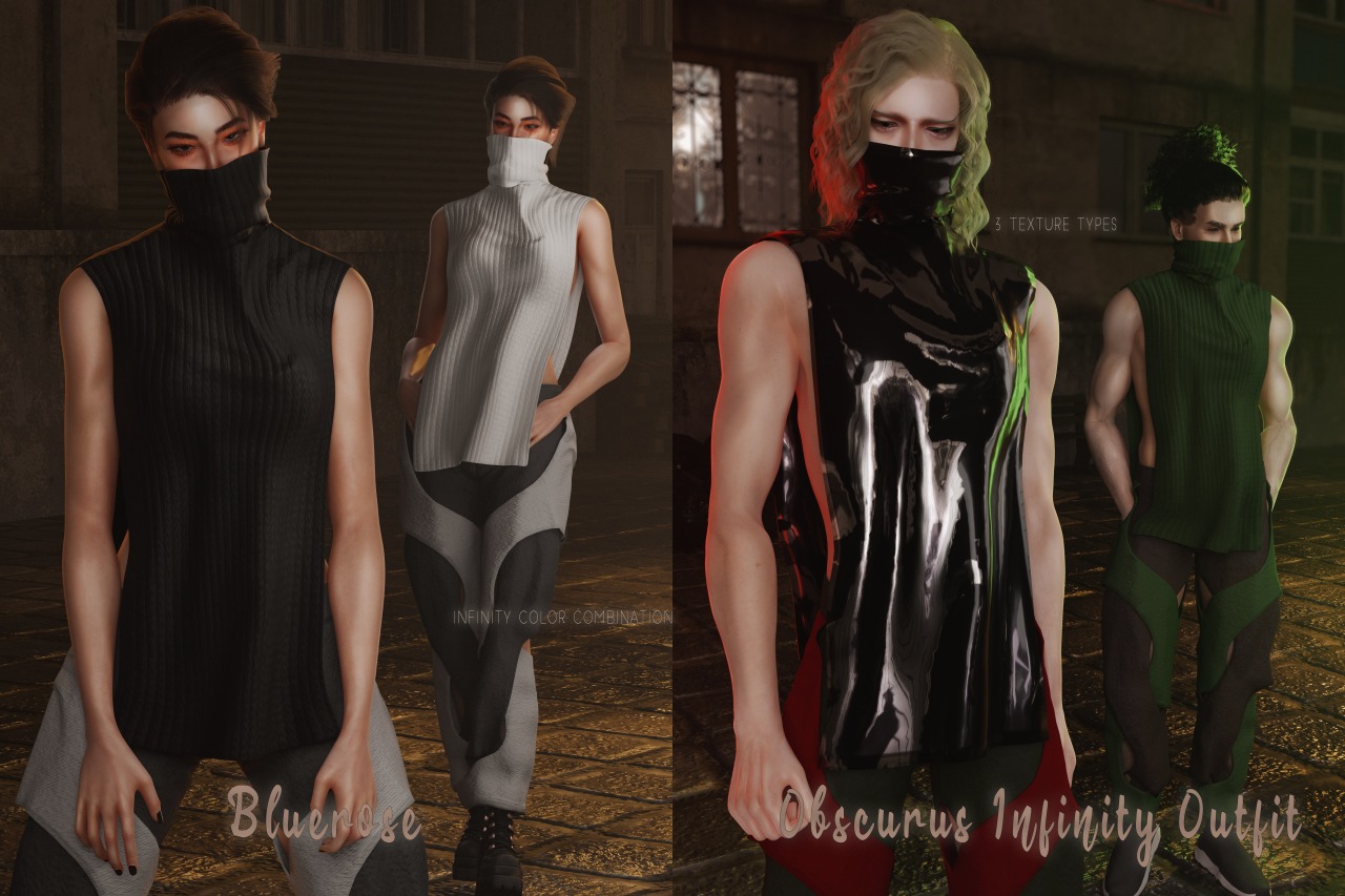 Infinity Obscurus Set Unisex by bluerose