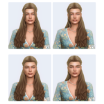 Joanna Hairstyle (4 Versions) by simstrouble