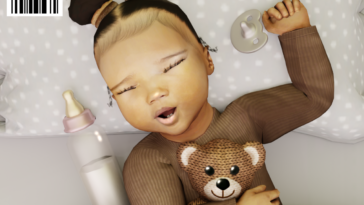 Laya Buns Infant Hair by cecesimsxo