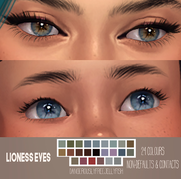 Lioness Eyes & Liner by dangerouslyfreejellyfish