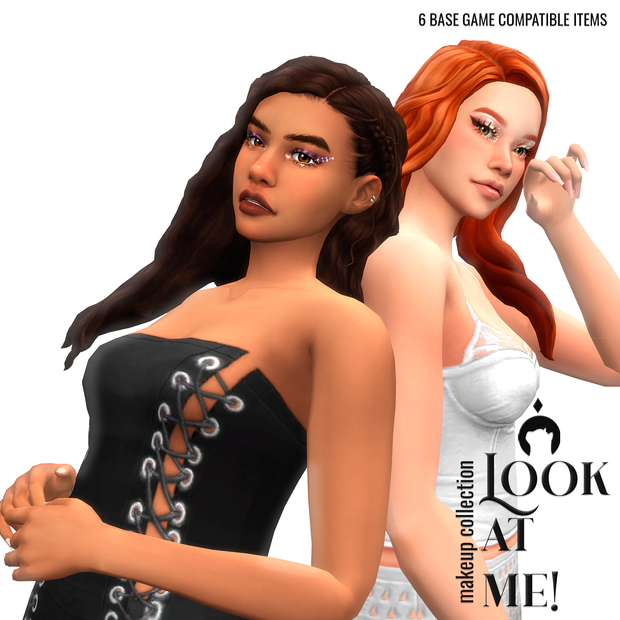 Look at me! Makeup Collection (4 eyeshadows+2 eyeliners) by Ikari Sims