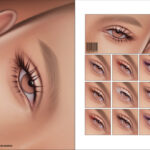 Maxis Match 2D Eyelashes | N34 by cosimetic