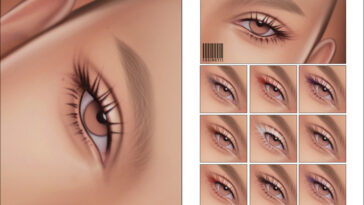 Maxis Match 2D Eyelashes | N34 by cosimetic